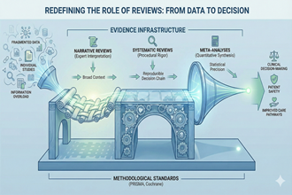 Evidence Infrastructure: Redefining the Role of Reviews in Clinical Decision-Making
